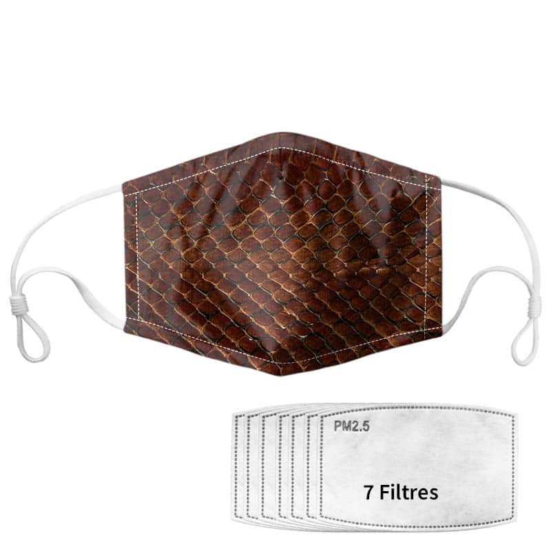 Slange Maske Brun