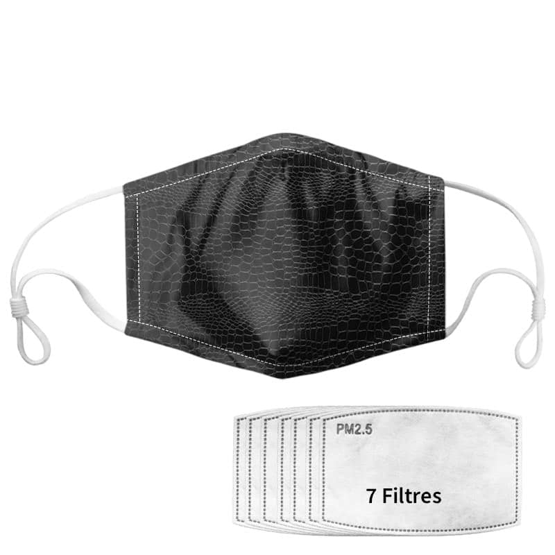 Slange Maske Sort