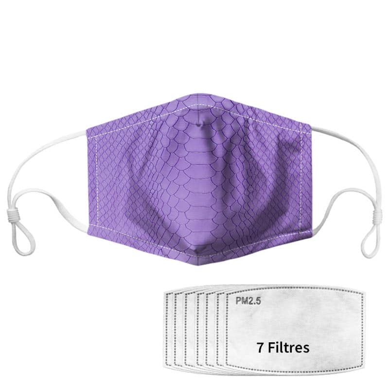 Slange Maske Lilla