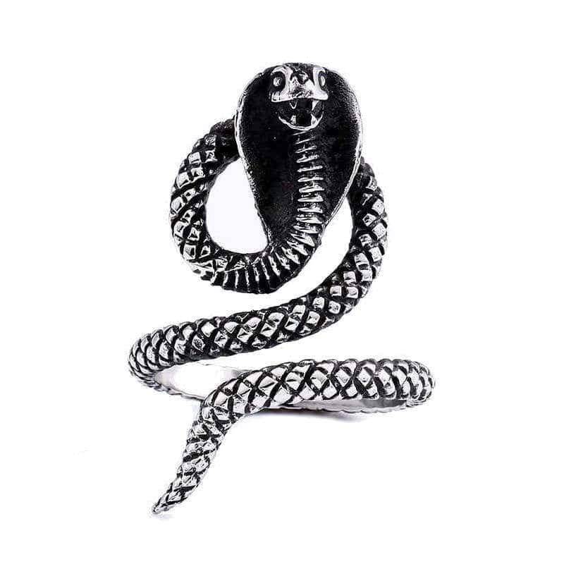 Slange Ring Opstået Cobra (Stål)