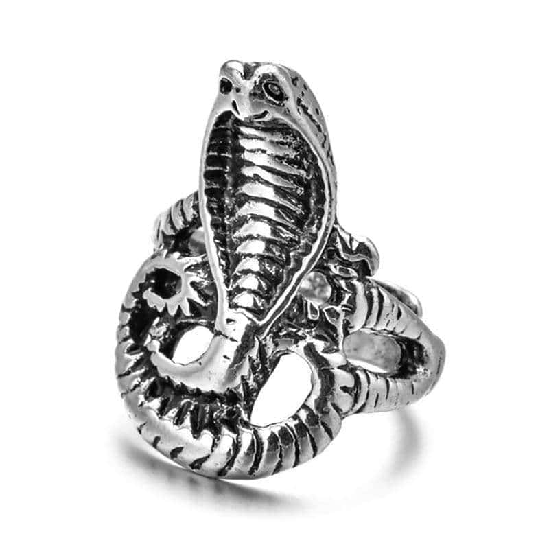 Slange Ring Naja (Stål)