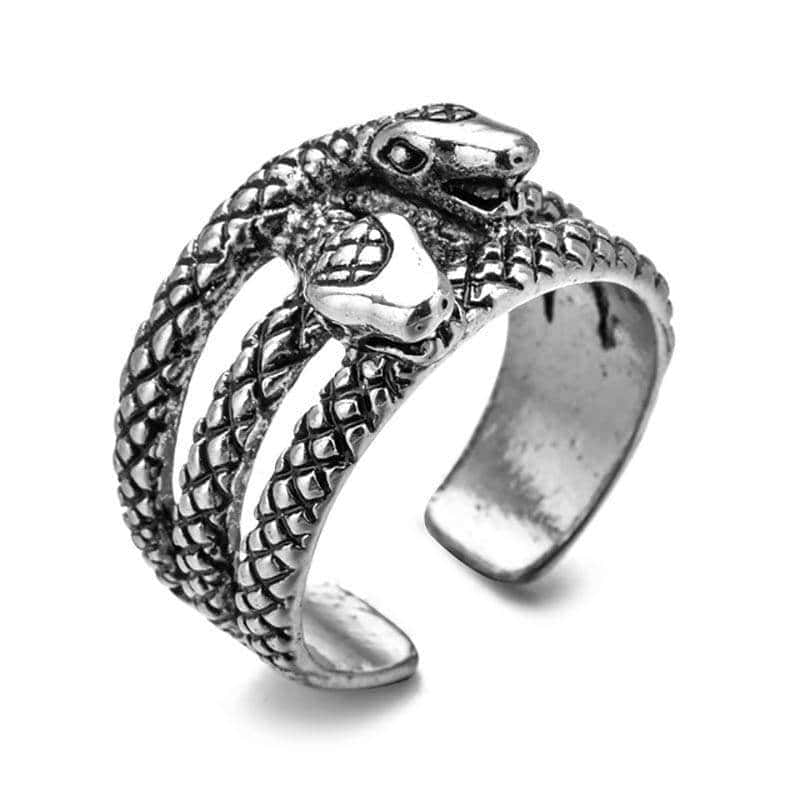 Slange Ring Ambivalent (Stål)