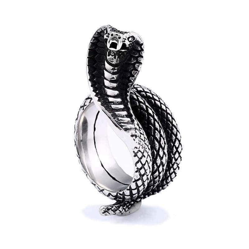 Slange Ring Omsluttet Cobra (Stål)