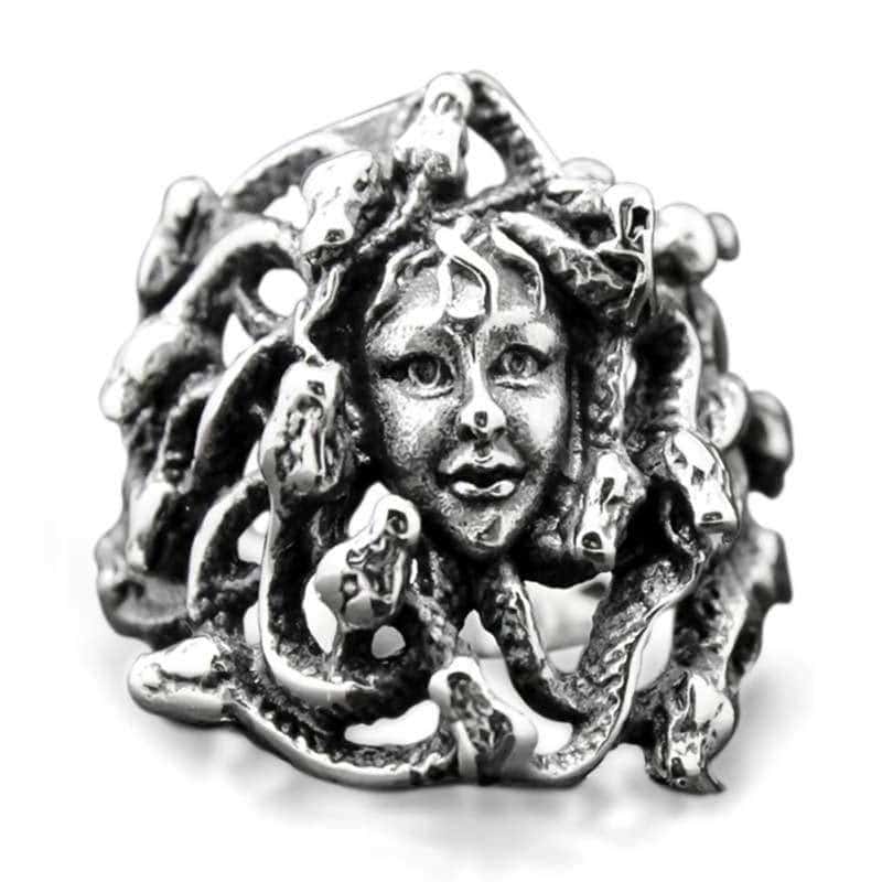 Slange Ring Medusa (Stål)