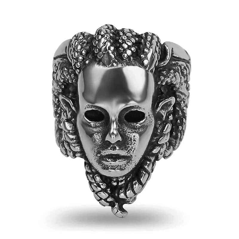 Slange Ring Gorgon (Stål)