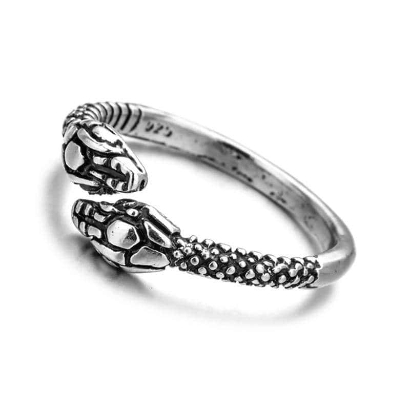 Slange Ring Amphisbæne (Stål)
