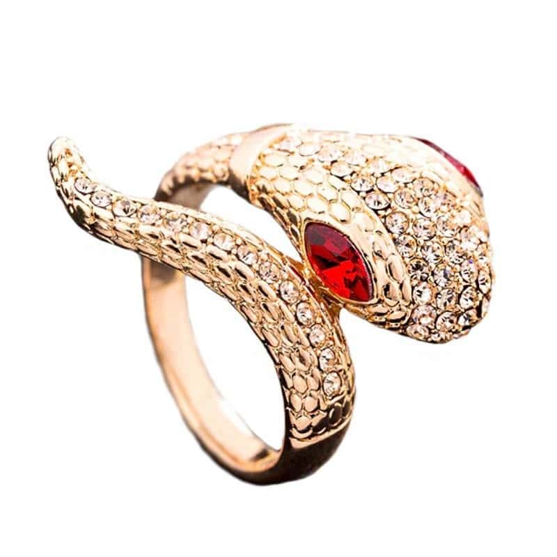 Slange Ring Øjne (Zirconium)