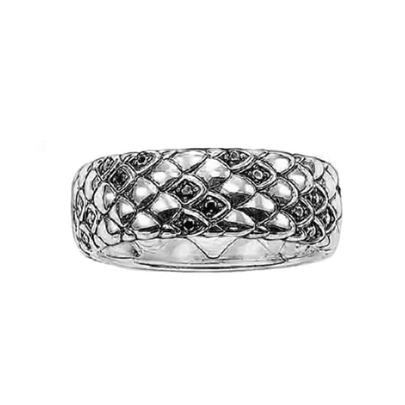 Slange Ring Skin (Sølv)