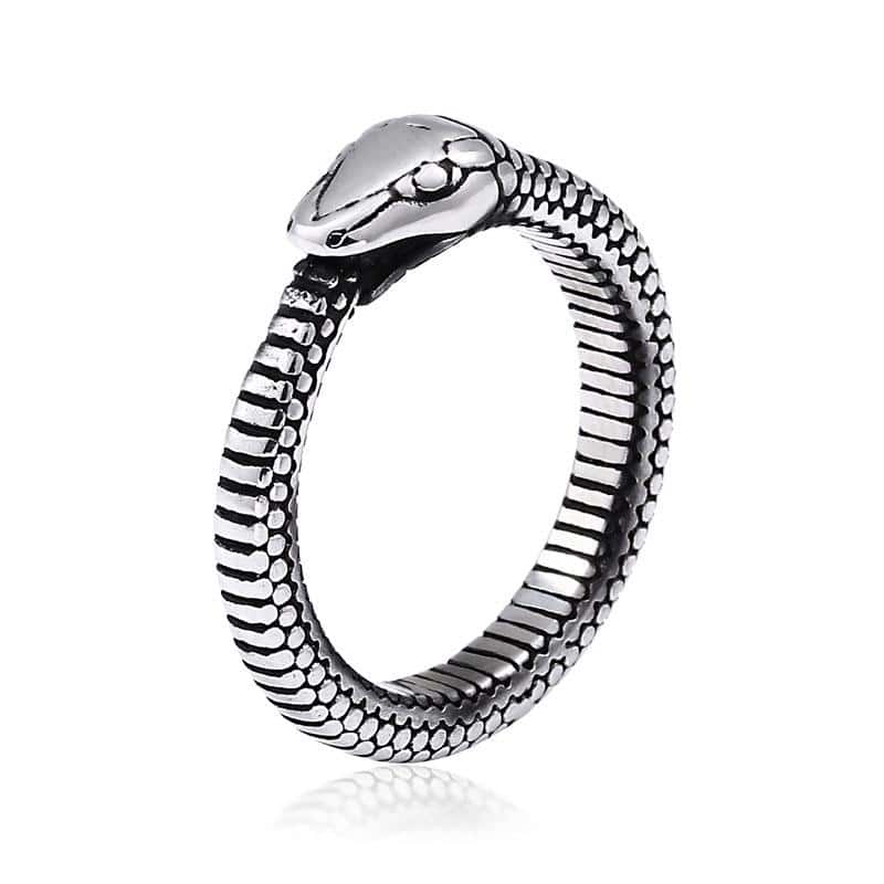 Slange Ring Midgardsormr (Stål)