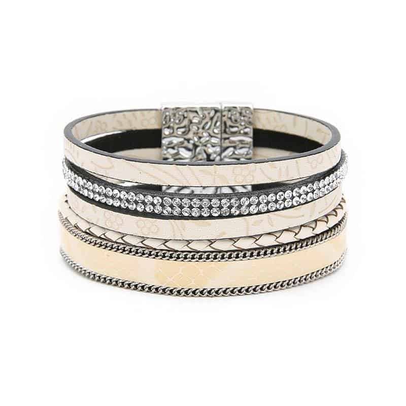 Slange Armbånd Gina (Læder)