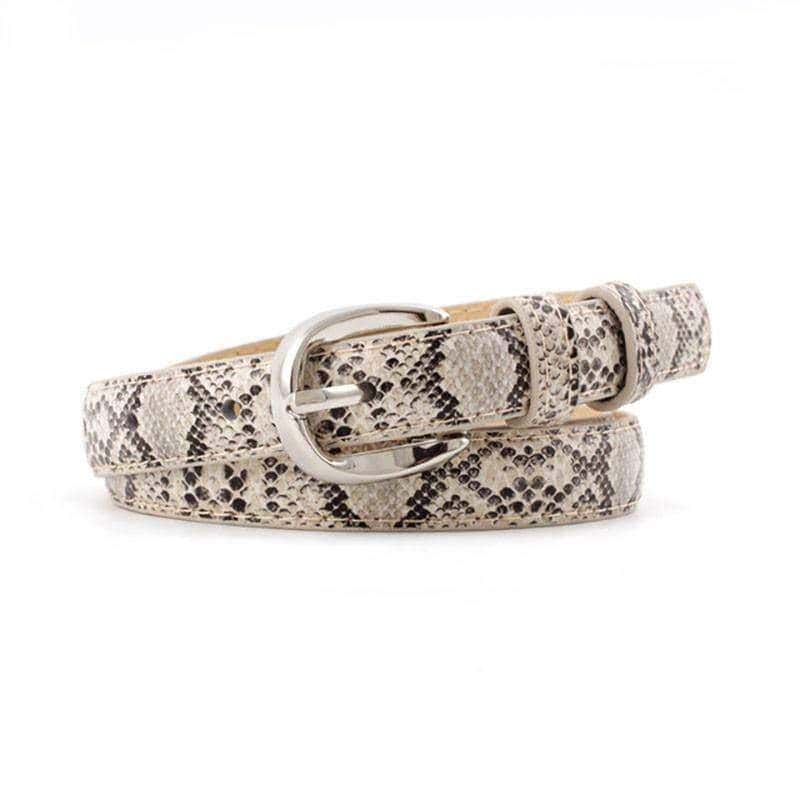 Bælte Med Slange Klar Python (Læder) (Skind)