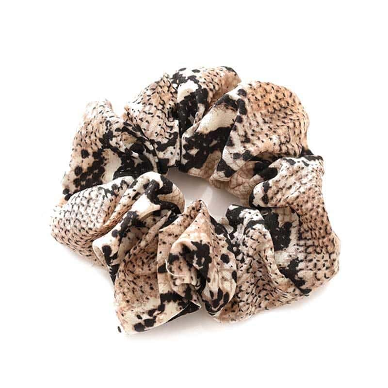 Hårelastikker Beige (Scrunchies)