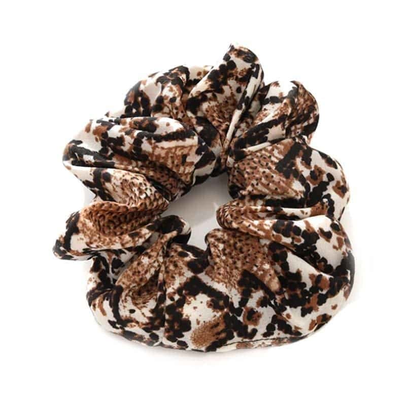 Hårelastikker Brun (Scrunchies)