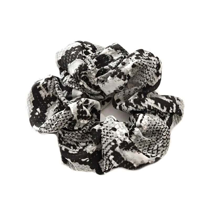Hårelastikker Sort Og Hvid (Scrunchies)