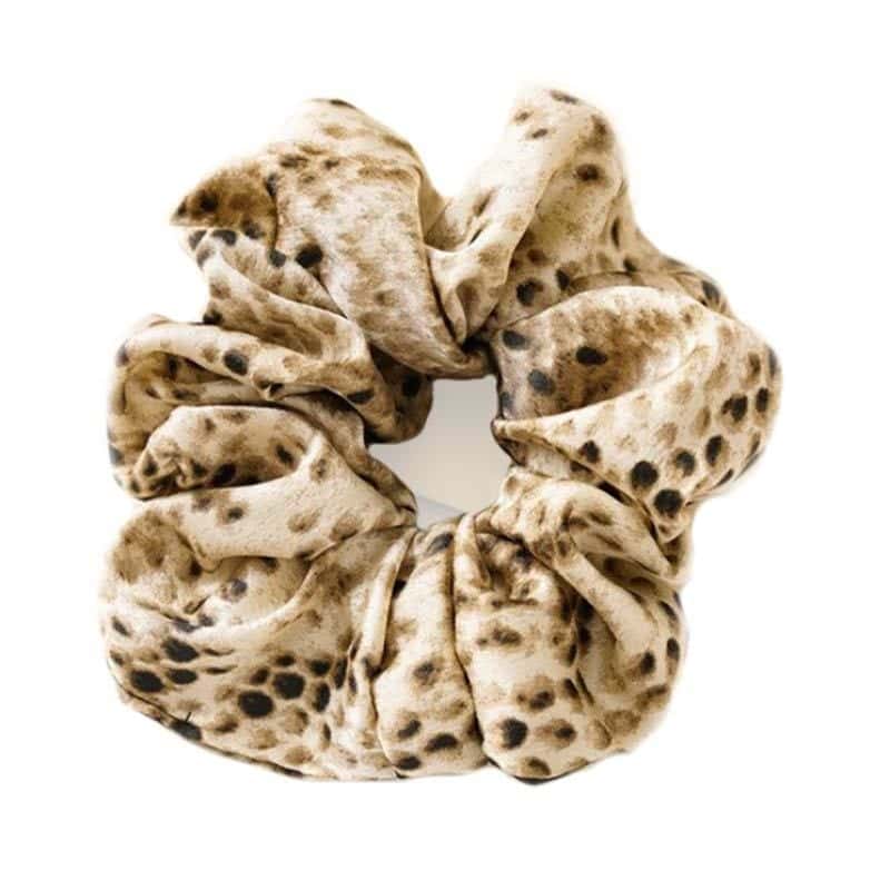 Hårelastikker Sand (Scrunchies)