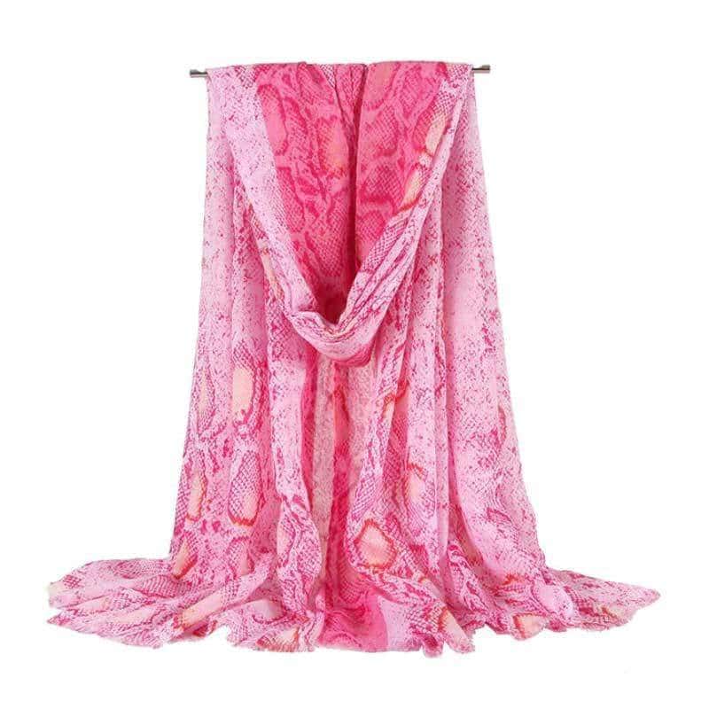 Slange Tørklæde Neon Pink