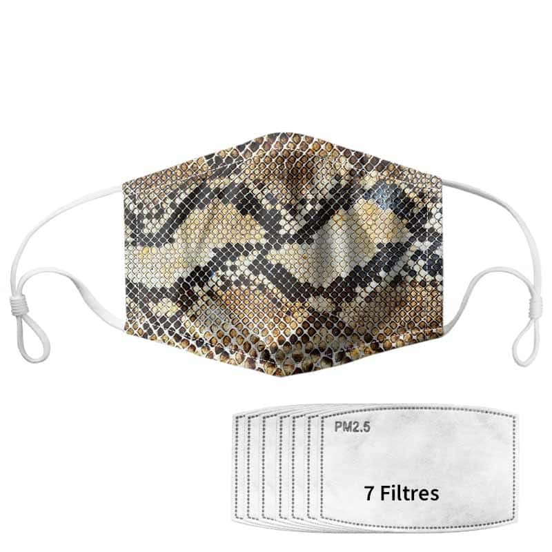 Slange Maske Python Print
