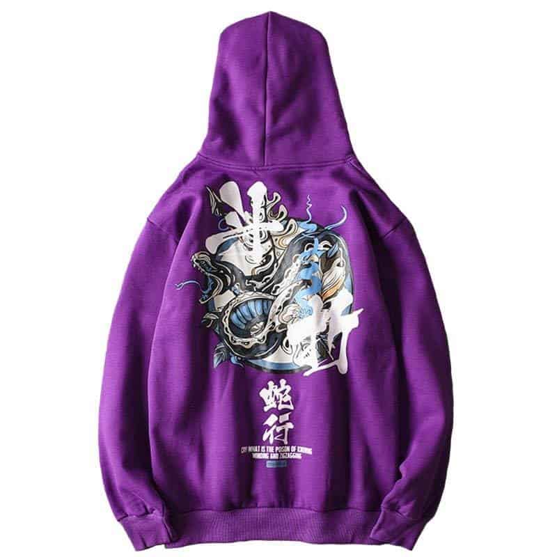 Slange Sweatshirt Purple Poison